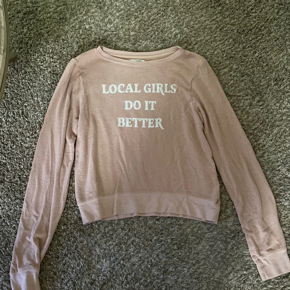 MATE the brand long sleeve S/M “LOCAL GIRLS DO IT BETTER”